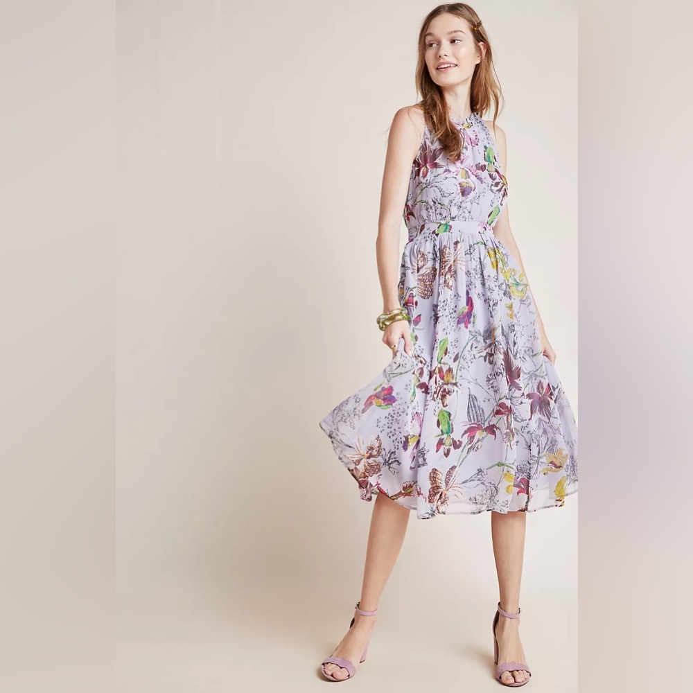 Anthropologie Hermia Midi Dress